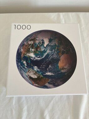Earth Puzzle 1000 Pieces Blue Kazoo New